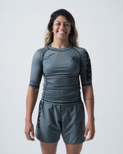 Kore V2 Short Sleeve Rashguard Dark Gray Blue from Kingz