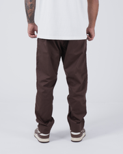 Casual Rip Stop Gi Pant - Brown from Kingz