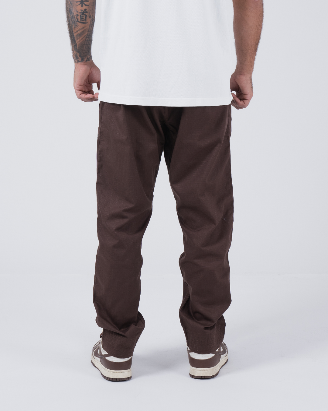 Casual Rip Stop Gi Pant - Brown from Kingz