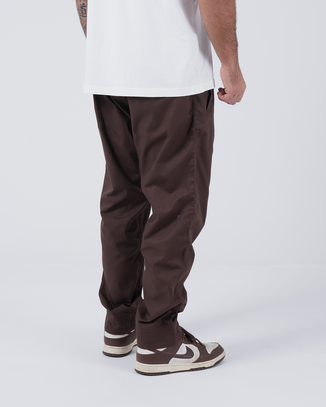 Casual Rip Stop Gi Pant - Brown from Kingz
