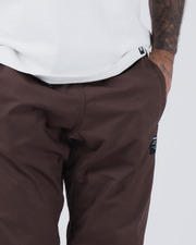Casual Rip Stop Gi Pant - Brown from Kingz
