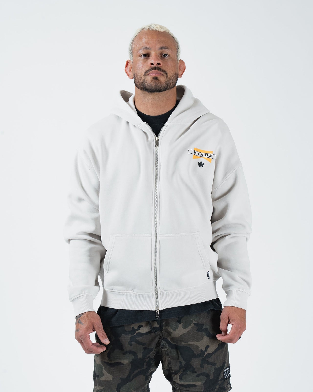 Flag Zip Up Hoodie from Kingz