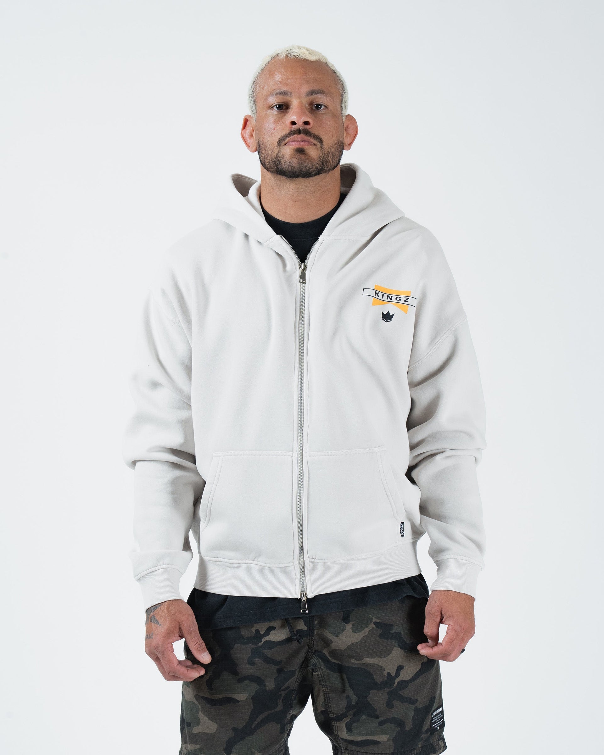 Flag Zip Up Hoodie from Kingz