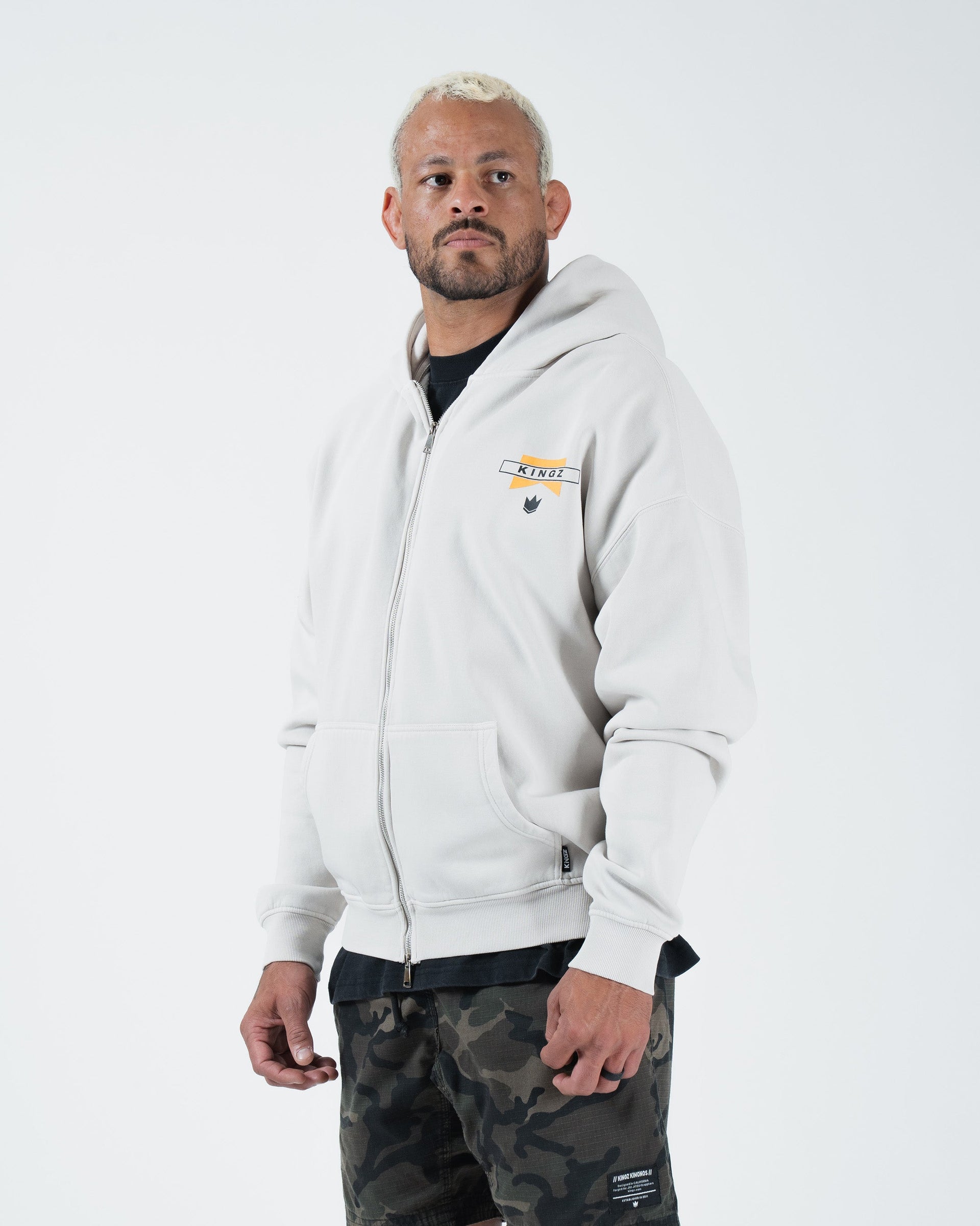 Flag Zip Up Hoodie from Kingz
