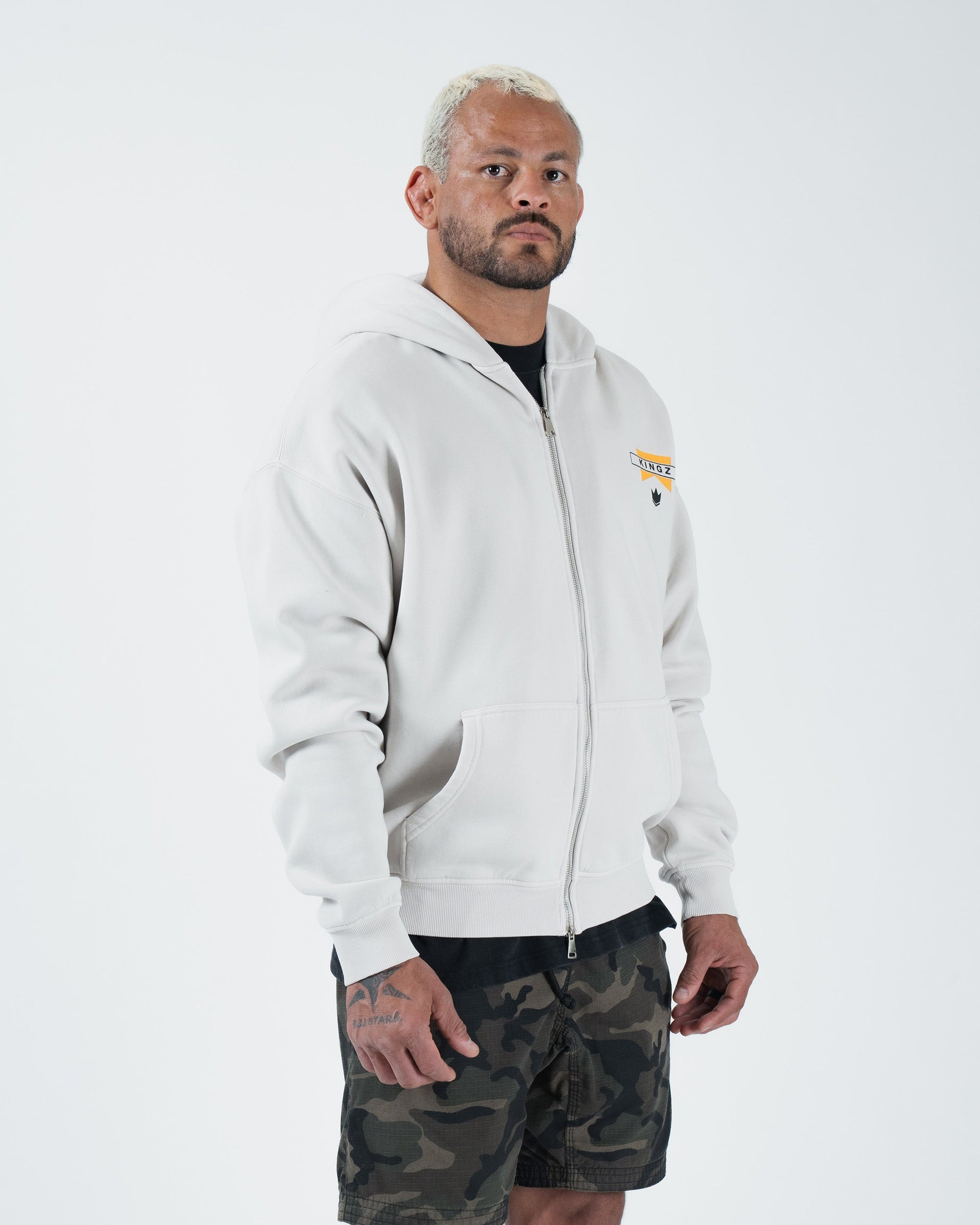 Flag Zip Up Hoodie from Kingz