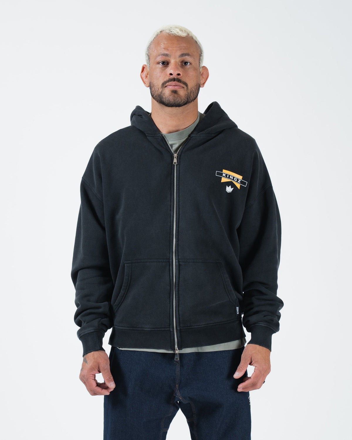 Flag Zip Up Hoodie from Kingz
