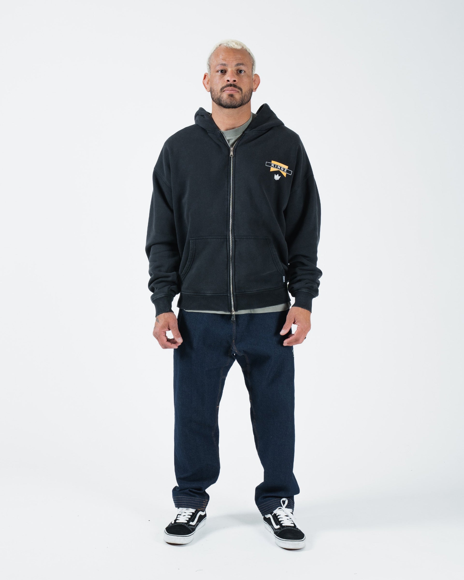Flag Zip Up Hoodie from Kingz