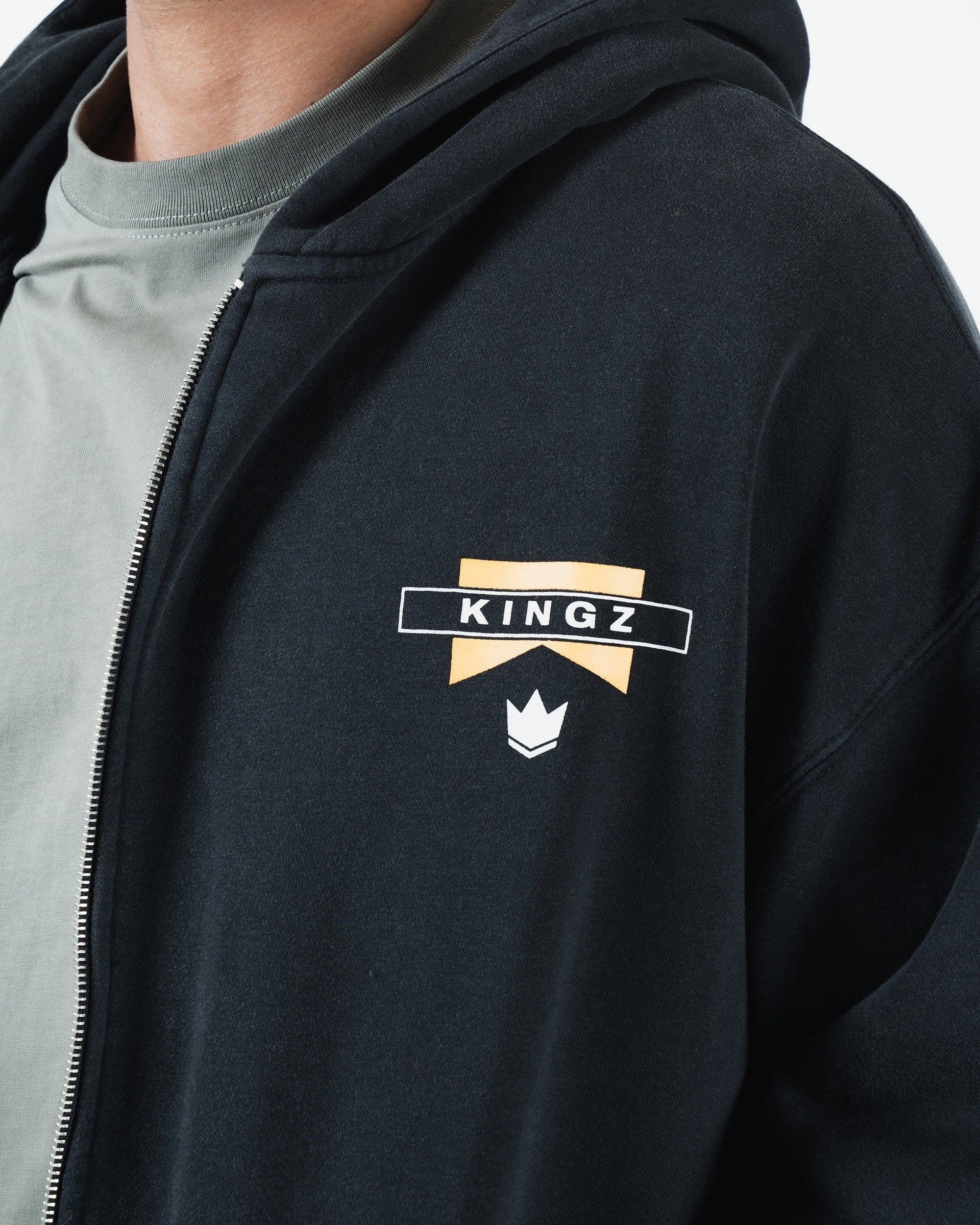 Flag Zip Up Hoodie from Kingz
