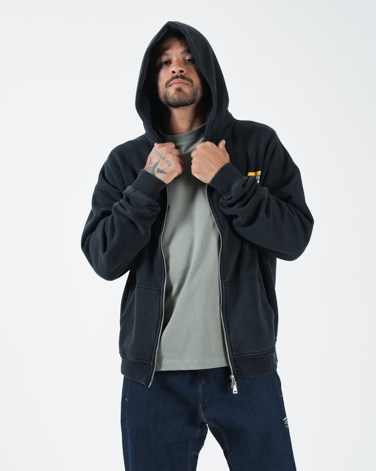 Flag Zip Up Hoodie from Kingz