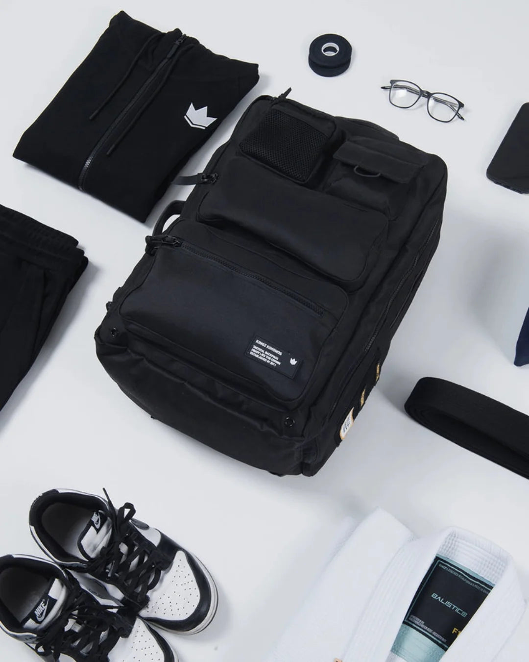 Tactical Backpack Black from Kingz