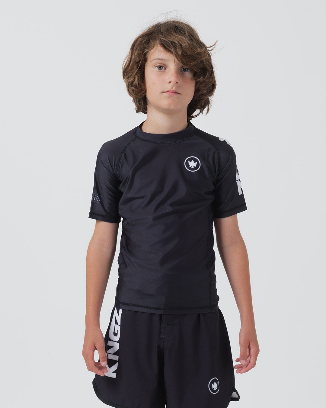 Kore V2 Youth S/S Rashguard Black from Kingz