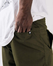 Casual Rip Stop Gi Pants - Military Green from Kingz