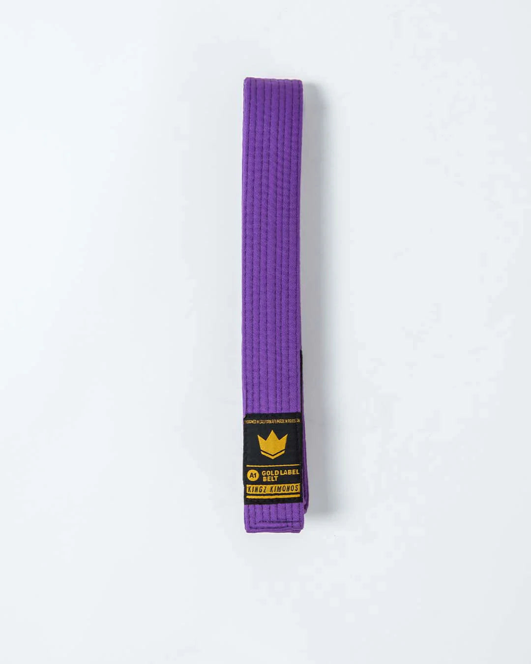 Gold Label V2 Jiu Jitsu Belts Purple from Kingz
