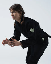 The ONE V2 Women's Jiu Jitsu Gi - Black from Kingz