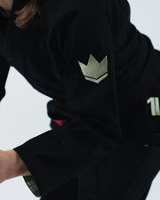 The ONE V2 Women's Jiu Jitsu Gi - Black from Kingz