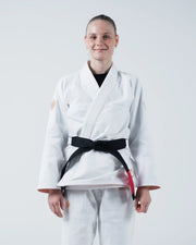 The ONE V2 Women's Jiu Jitsu Gi - White White from Kingz