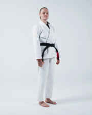 The ONE V2 Women's Jiu Jitsu Gi - White from Kingz