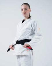 The ONE V2 Women's Jiu Jitsu Gi - White from Kingz