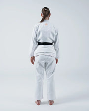 The ONE V2 Women's Jiu Jitsu Gi - White from Kingz