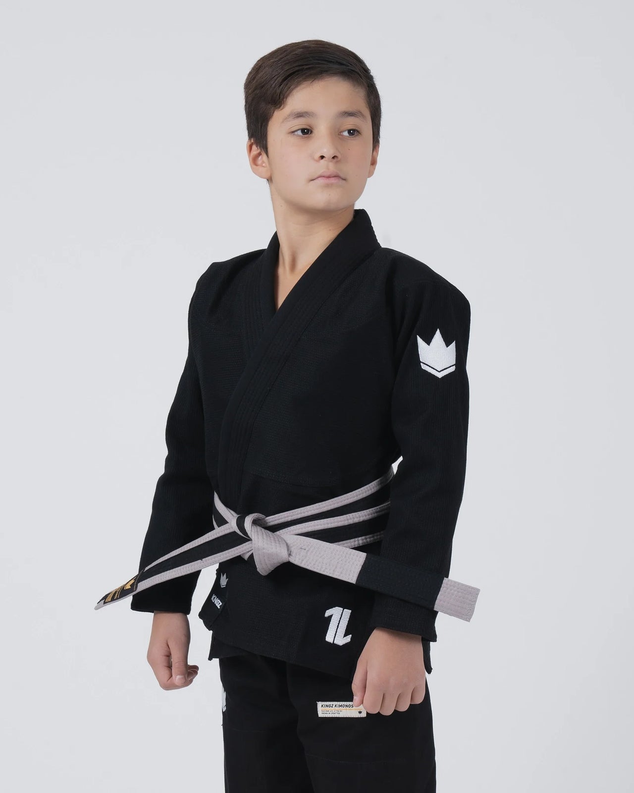 The ONE V2 Kids BJJ Gi - Black from Kingz