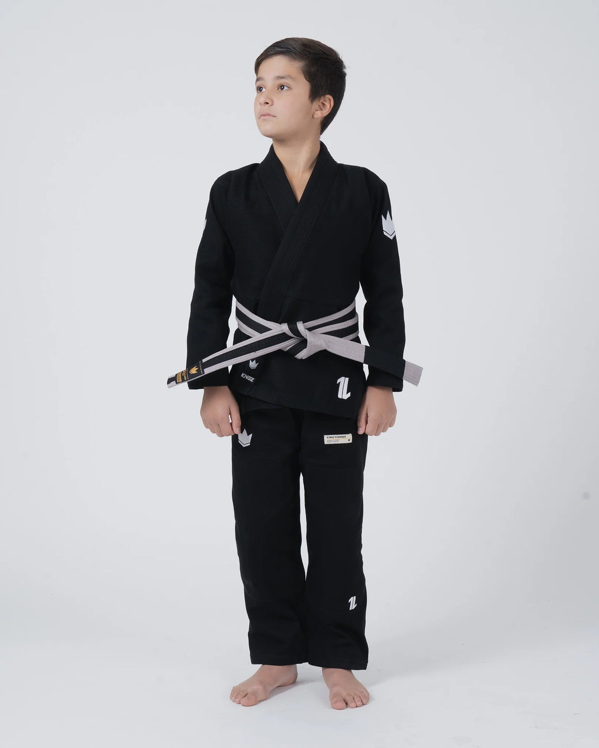 The ONE V2 Kids BJJ Gi - Black from Kingz
