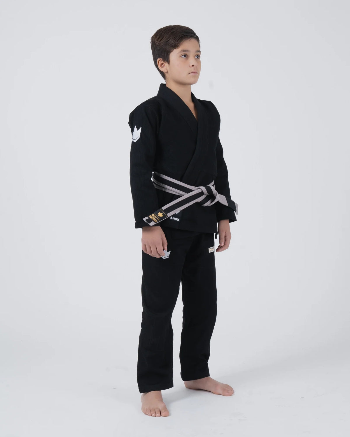 The ONE V2 Kids BJJ Gi - Black from Kingz