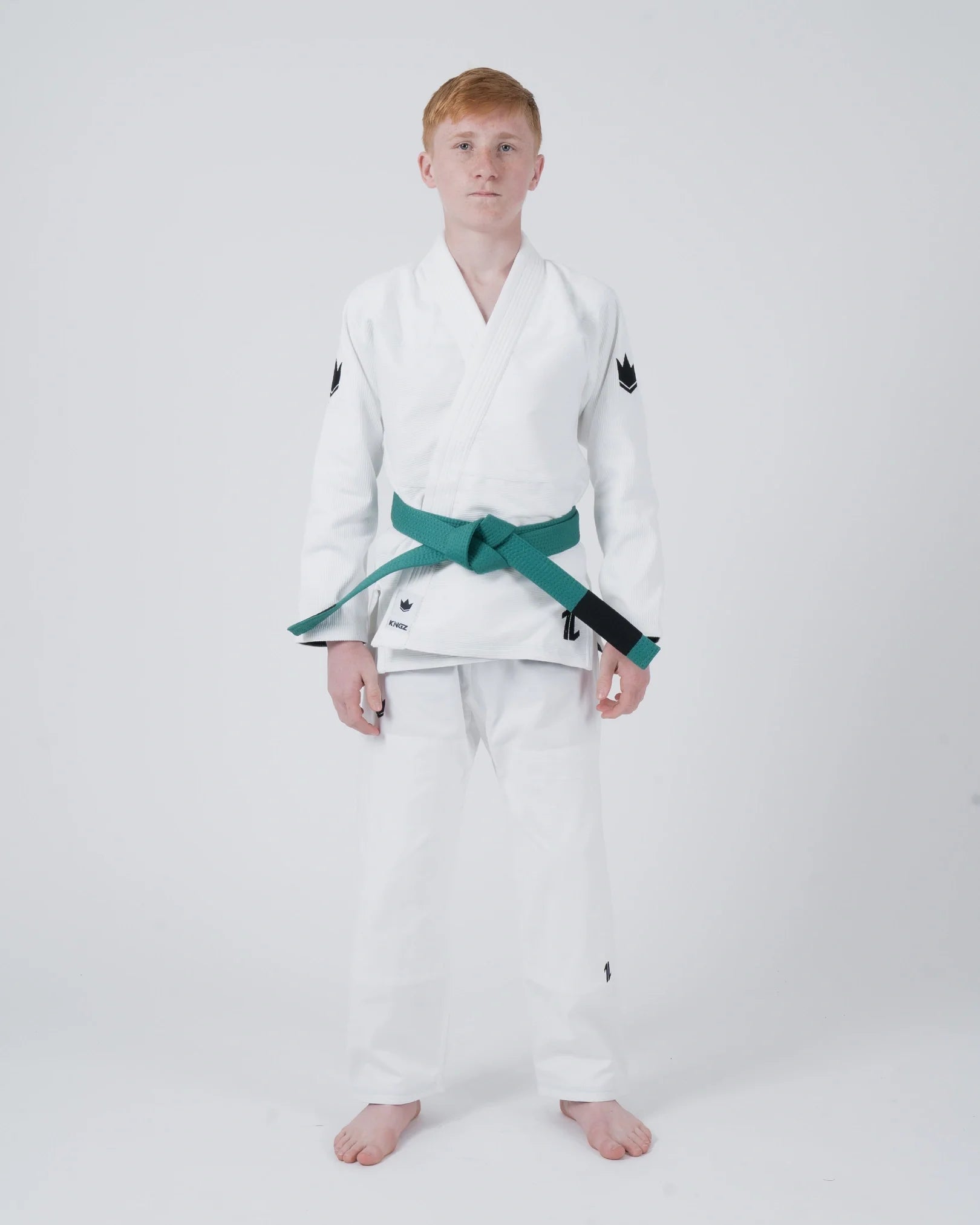 The ONE V2 Kids BJJ Gi - White from Kingz