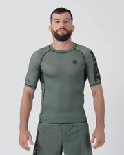 Kore V2 Short Sleeve Rashguard Military Green from Kingz