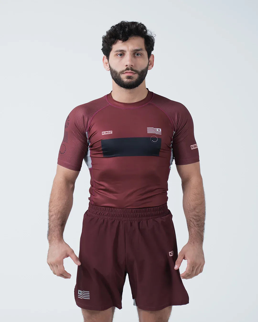 Trooper Rashguard - Maroon Maroon from Kingz