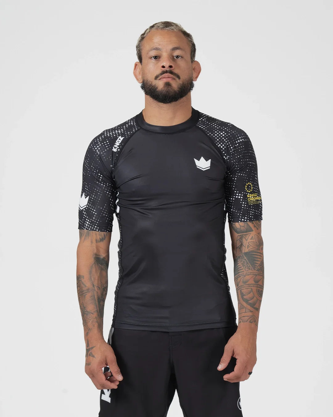 Ranked Performance V3 S/S Rashguard Black from Kingz