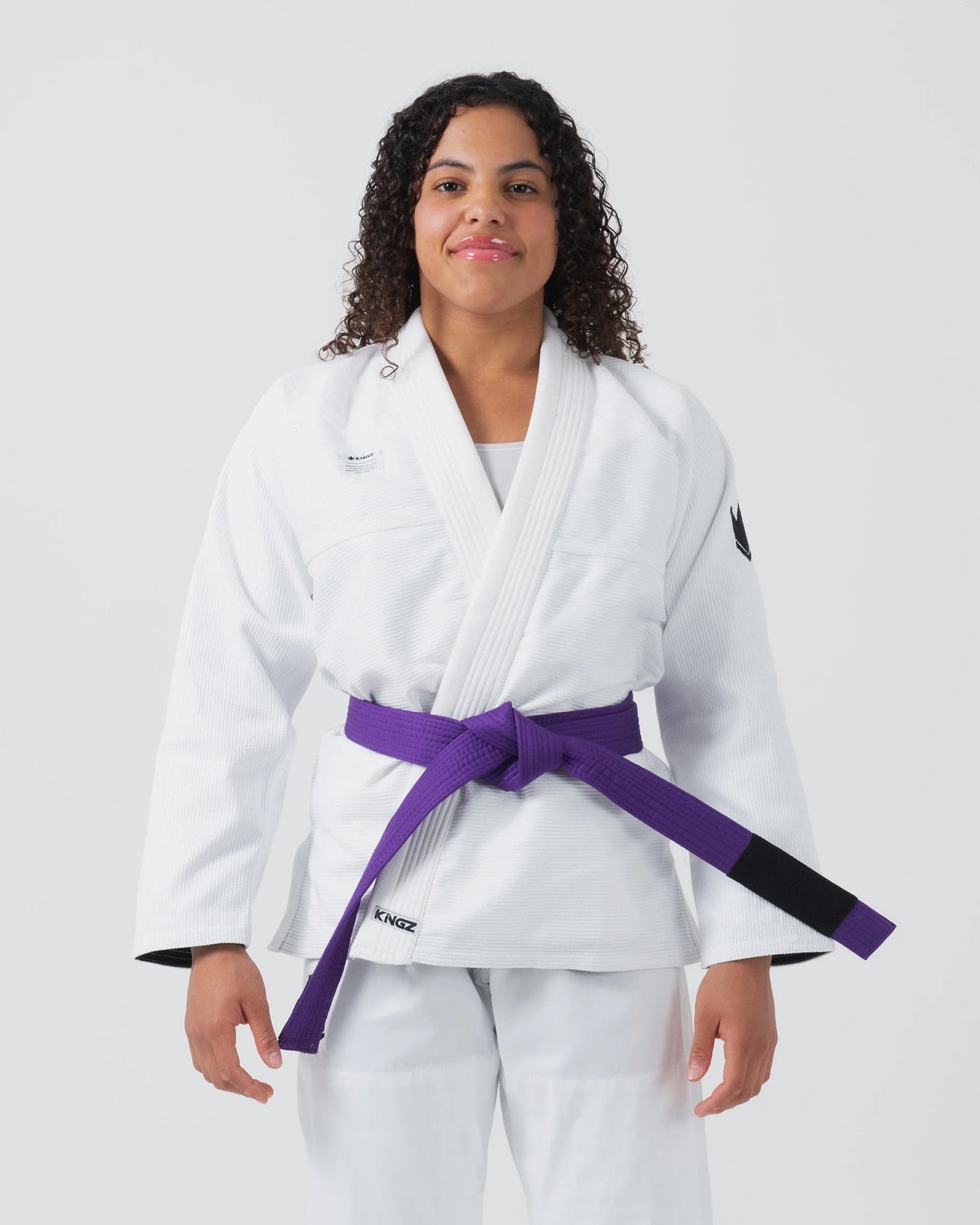 Kore V2 Women's Jiu Jitsu Gi - White White from Kingz