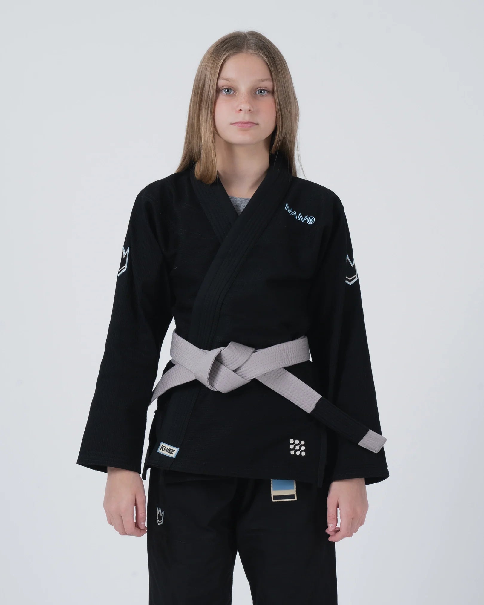 Nano 3.0 Youth Jiu Jitsu Gi - Black Black from Kingz