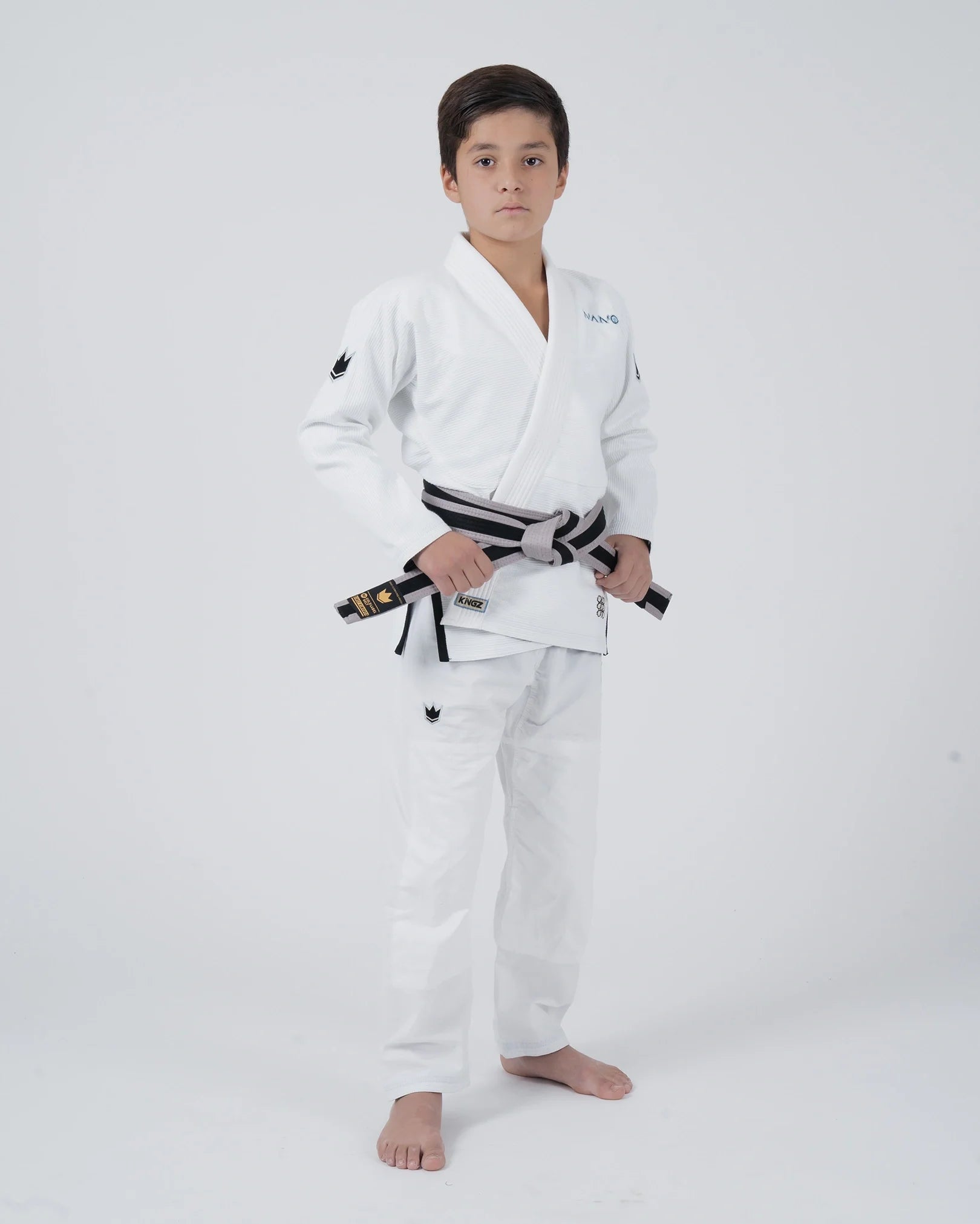 Nano 3.0 Youth Jiu Jitsu Gi - White from Kingz