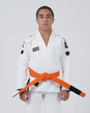 Comp V6 Youth Jiu Jitsu Gi - White White from Kingz