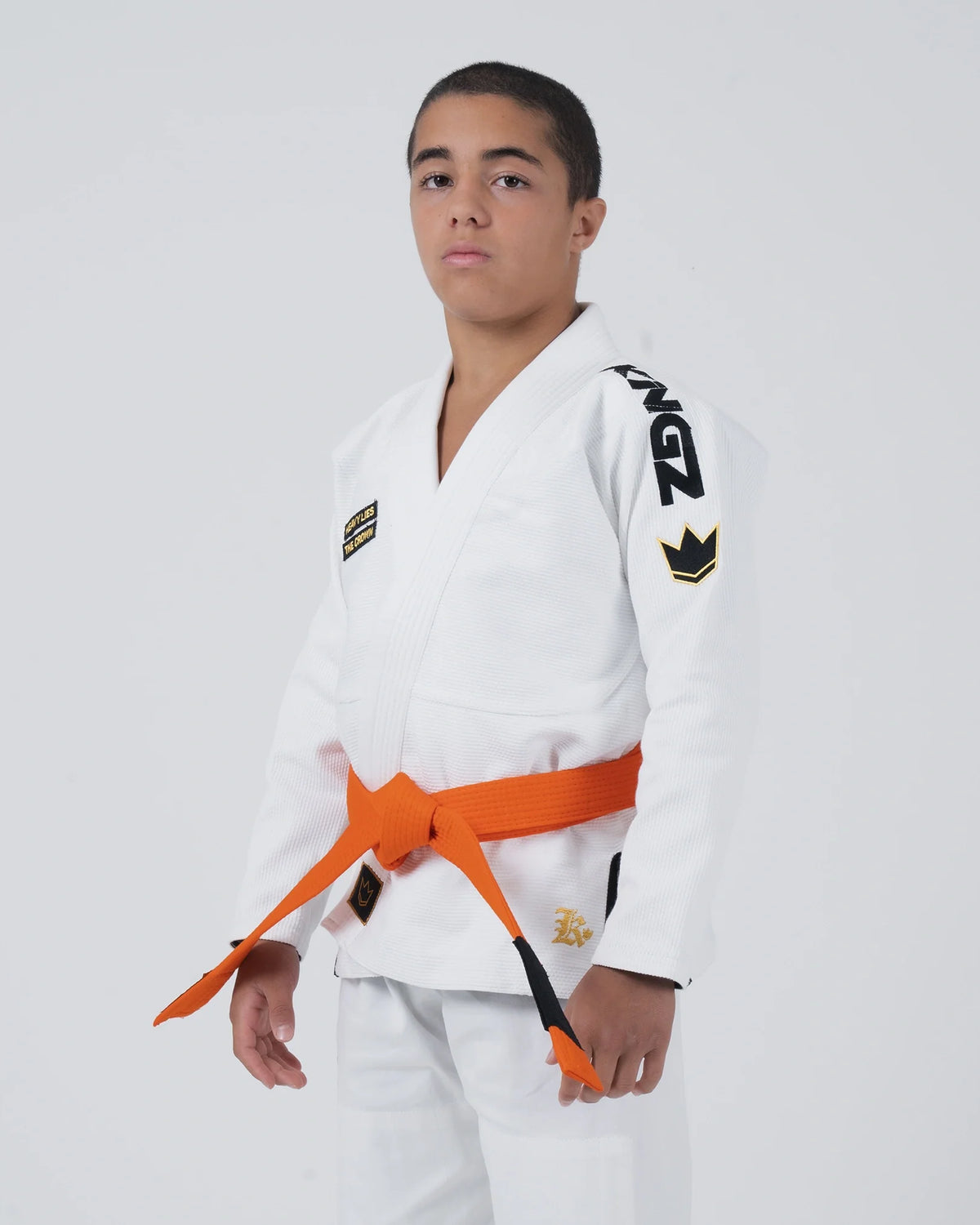 Comp V6 Youth Jiu Jitsu Gi - White from Kingz