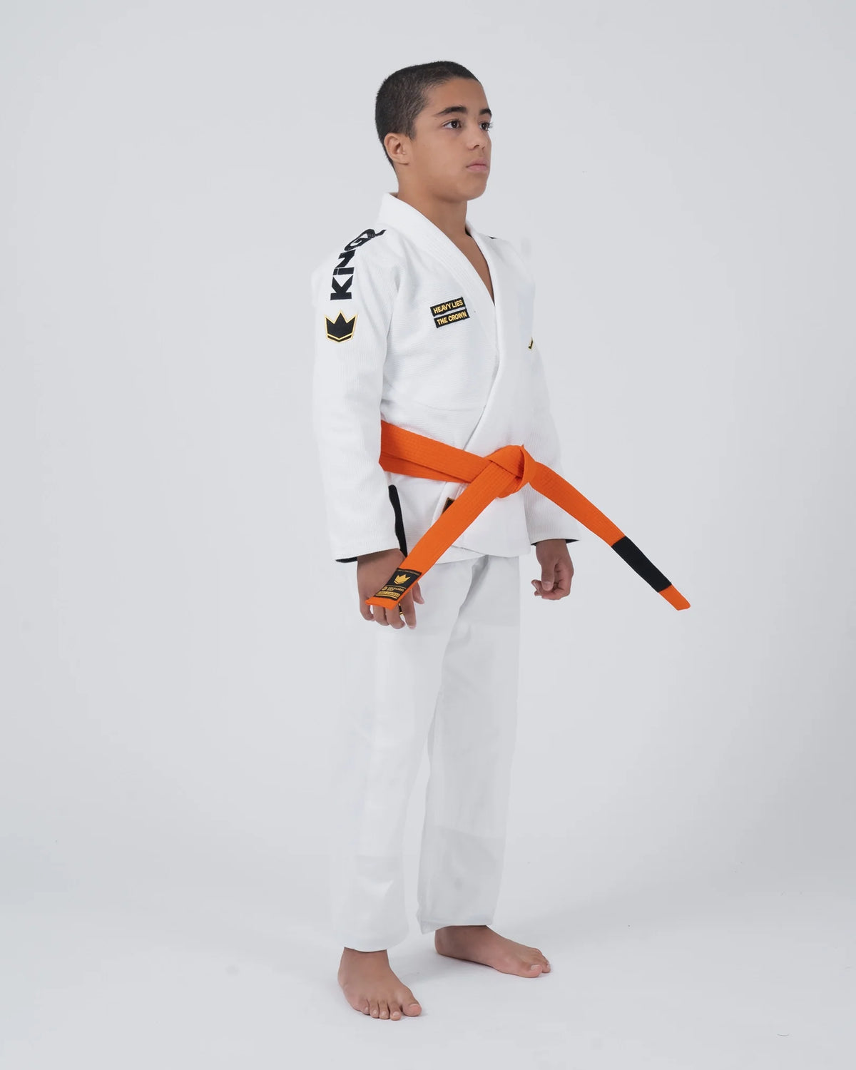 Comp V6 Youth Jiu Jitsu Gi - White from Kingz