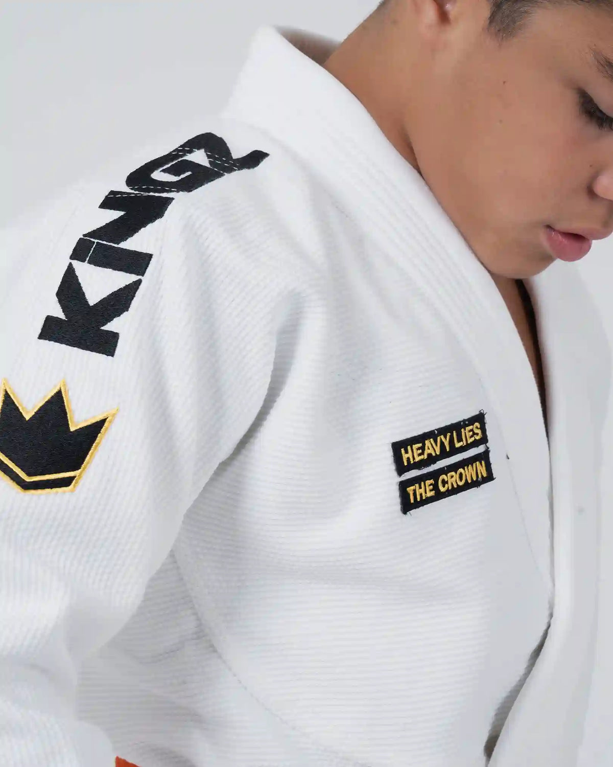 Comp V6 Youth Jiu Jitsu Gi - White from Kingz