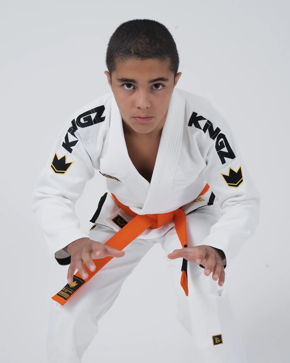 Comp V6 Youth Jiu Jitsu Gi - White from Kingz