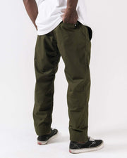 Casual Rip Stop Gi Pants - Military Green from Kingz