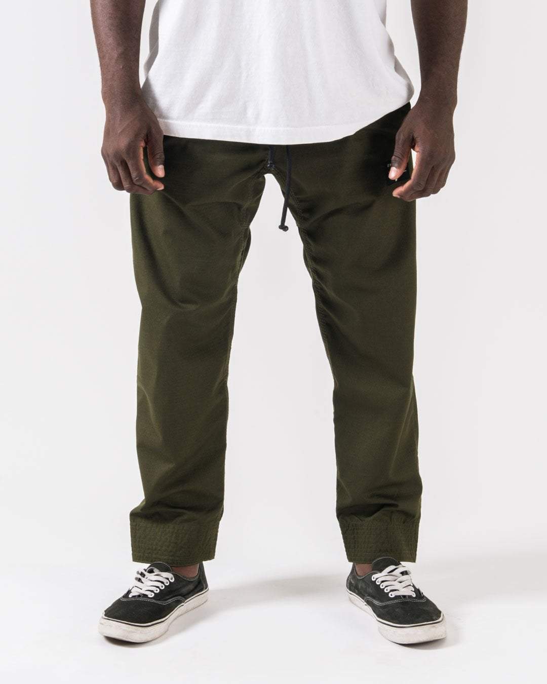 Casual Rip Stop Gi Pants - Military Green Military Green from Kingz